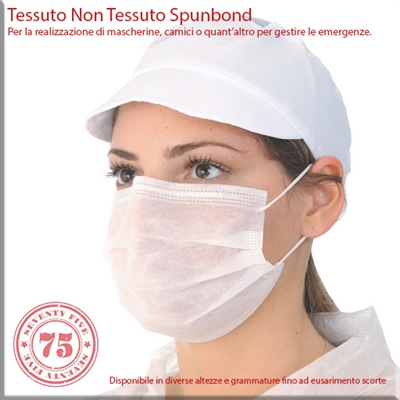 SPUNBOND NON WOVEN FABRIC FOR MASKS AND COATS - 1