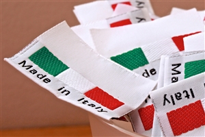 Made in Italy jacquard label - 28x40 2